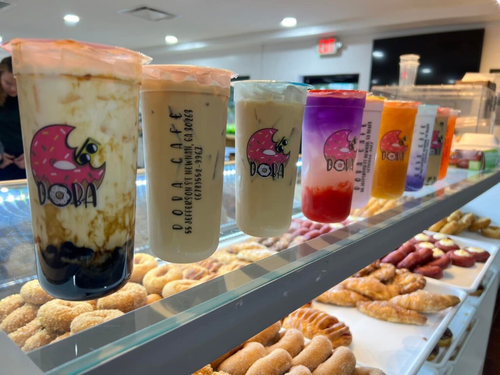 A showcase of doba and donuts